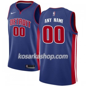 Dres Detroit Pistons Prilagođeni Nike 2017-18 Plava Swingman